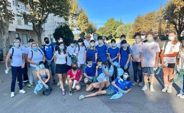 Ramassage des déchets à Aubagne